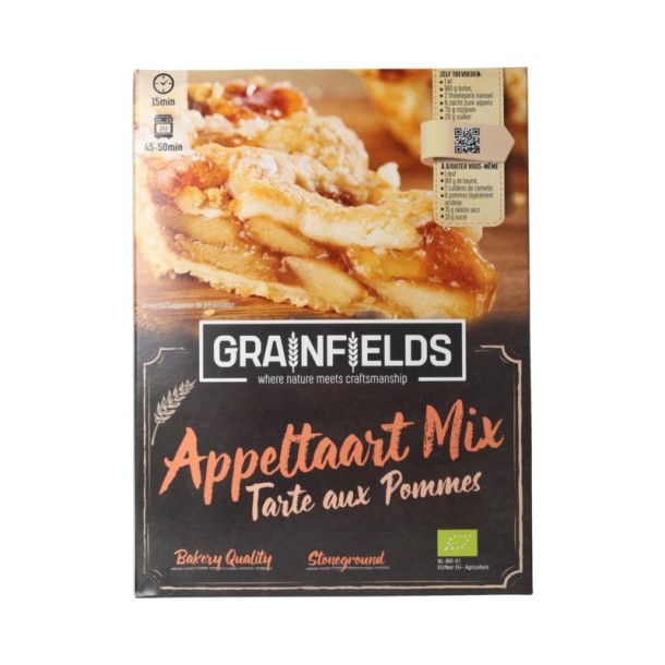 Grainfields Appeltaartmix bio (400 Gram)