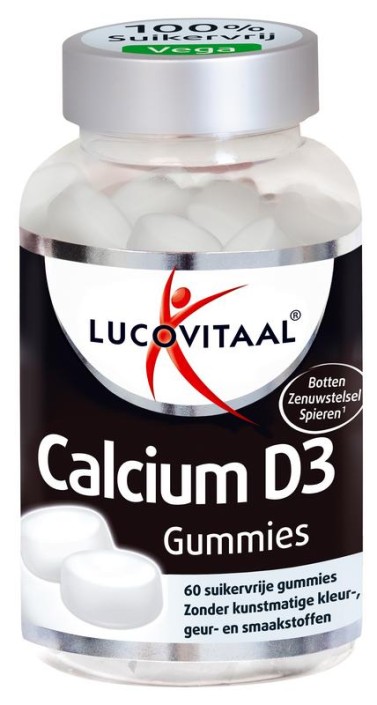 Lucovitaal Calcium D3 gum (60 Tabletten)