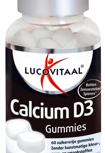 Lucovitaal Calcium D3 gum (60 Tabletten)