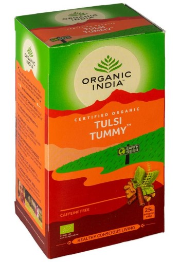 Organic India Tulsi tummy thee bio (25 Zakjes)