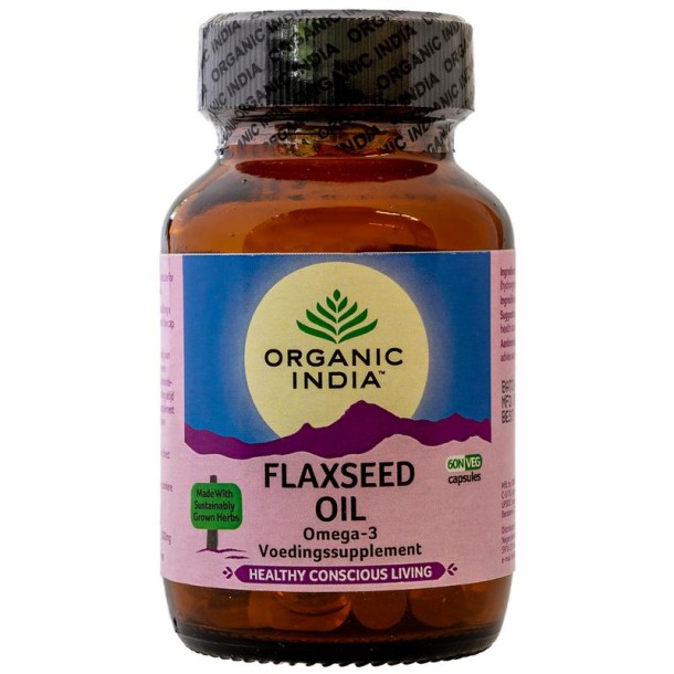 Organic India Flax seed oil vegan (60 Capsules)