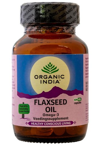 Organic India Flax seed oil vegan (60 Capsules)