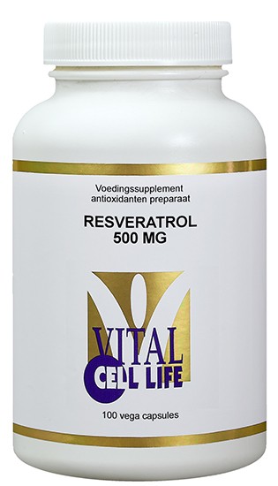 Vital Cell Life Resveratrol 500mg (100 Capsules)