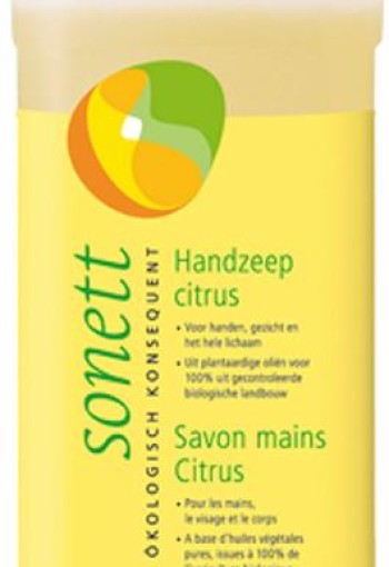 Sonett Handzeep citrus vloeibaar (1 Liter)