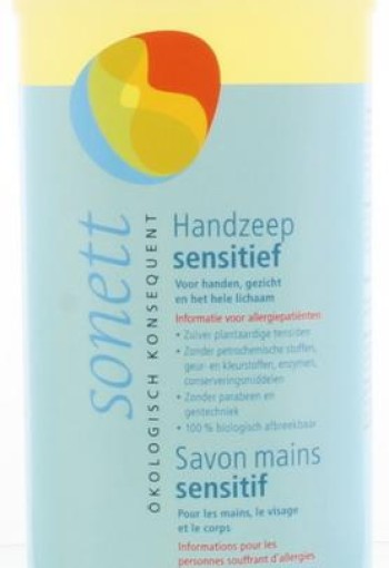 Sonett Handzeep sensitive (1 Liter)