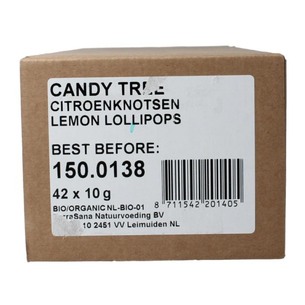 Candy Tree Citroenknotsen navul bio (42 Stuks)