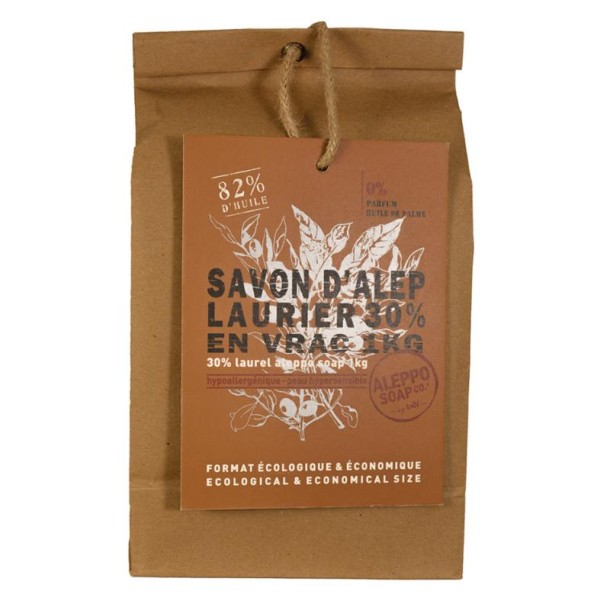 Aleppo Soap Co Zeep 30% laurier stukken (1 Kilogram)