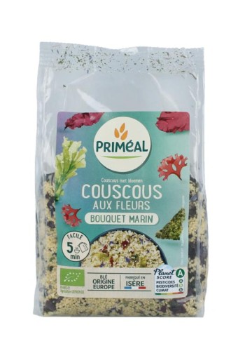 Primeal Couscous met blauwe bloemen bio (300 Gram)