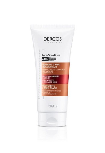 Vichy Dercos kera-solutions 2 minuten masker (200 Milliliter)