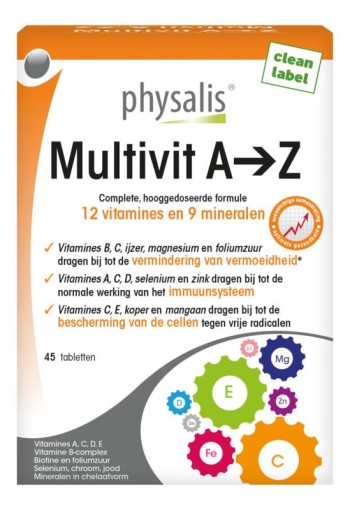 Physalis Multivit A-Z (45 Tabletten)