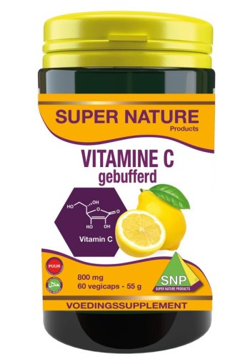 SNP Vitamine C 800mg gebufferd puur (60 Vegetarische capsules)