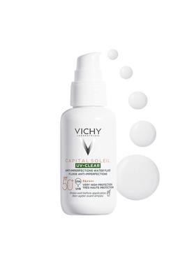 Vichy Capital soleil uv-clear anti-onzuiver fluide SPF50 (40 Milliliter)
