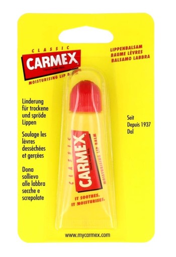 Carmex Lip balm classic tube 10 Gram