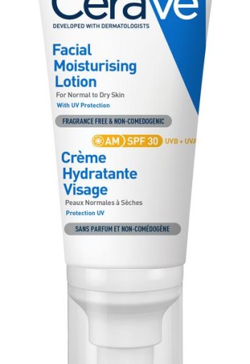 Cerave Hydraterende gezichtscreme SPF30 (52 Milliliter)