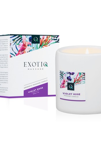 Exotiq Massagekaars violet rose (200 Gram)
