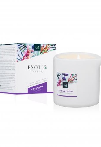 Exotiq Massagekaars violet rose (60 Gram)