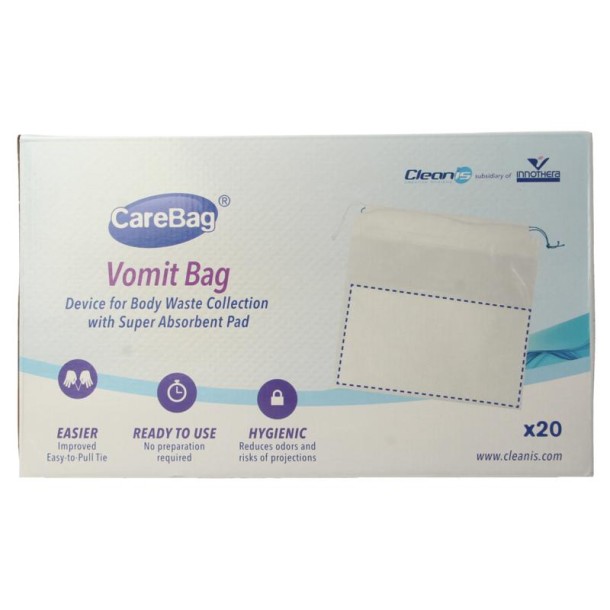 CareBag Carebag braakzak met geurabsorb (20 Stuks)