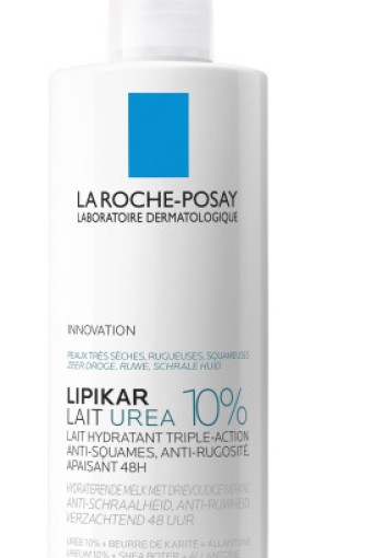 La Roche-Posay Lipikar melk Urea 10% - droge tot zeer droge huid (400 Milliliter)