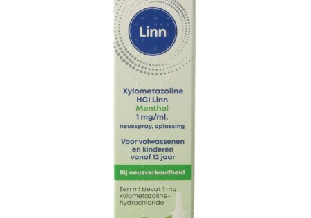 Linn Neusspray xylometazoline/menthol 1mg (10 Milliliter)