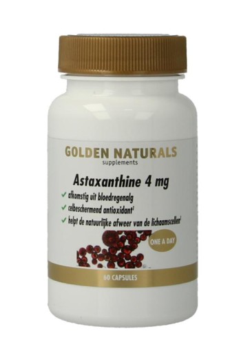 Golden Naturals Astaxanthine 4mg (60 Capsules)