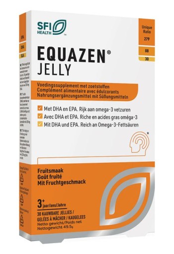 Equazen Equazen Jelly omega 3- & 6-vetzuren (30 Stuks)