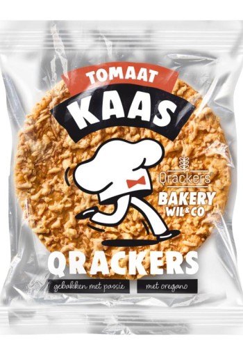 Leev Qrackers tomaat kaas 2st bio (46 Gram)