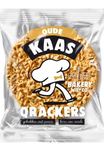 Leev Qrackers oude kaas bio (46 Gram)