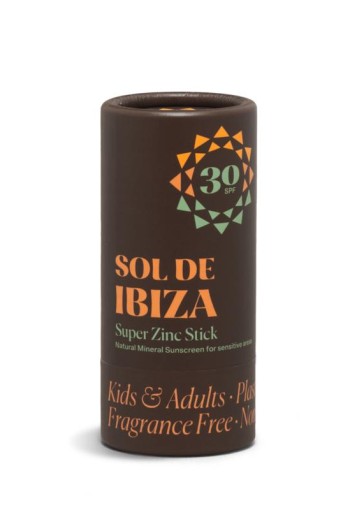 Sol De Ibiza Super zink stift SPF30 (45 Gram)