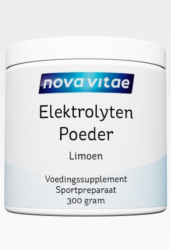 Nova Vitae Elektrolyten poeder limoen (300 Gram)