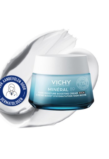 Vichy Mineral 89 hydraterende creme zonder parfum (50 Milliliter)