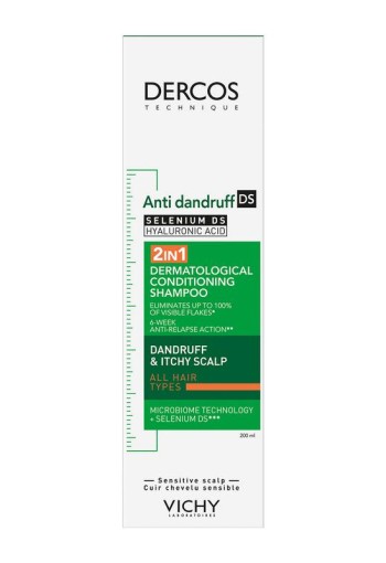 Vichy Dercos 2in1 shampoo + conditioner (200 Milliliter)