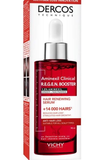 Vichy Dercos aminexil hair renewing serum (90 Milliliter)