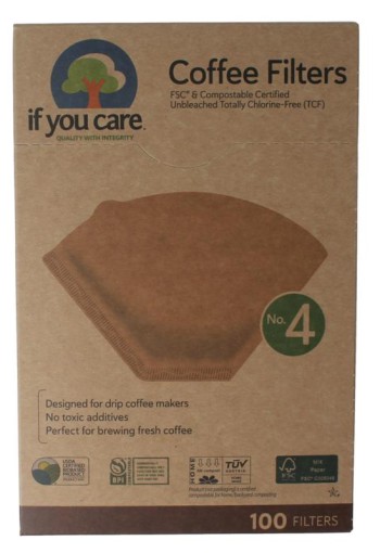 If You Care Koffiefilters no. 4 (100 Stuks)