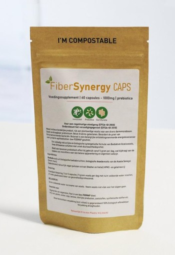 Natuurlijk.fit FiberSynergy 1000mg Caps Baobab & Acacia (60 Capsules)