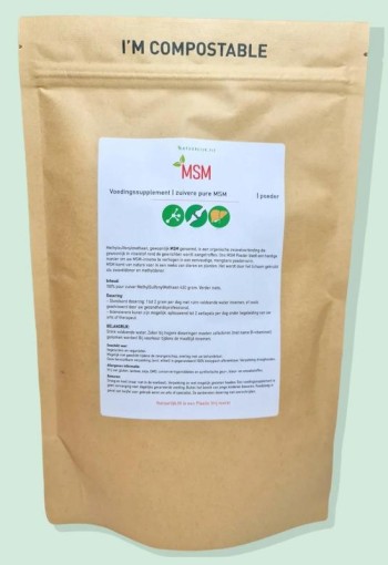 Natuurlijk.fit MSM poeder (200 Gram)