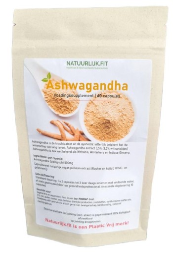 Natuurlijk.fit Ashwagandha 500mg (60 Capsules)