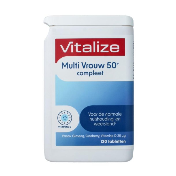 Vitalize Multi vrouw 50+ (120 Tabletten)