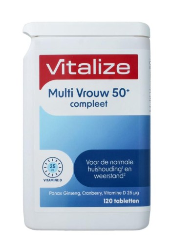 Vitalize Multi vrouw 50+ (120 Tabletten)