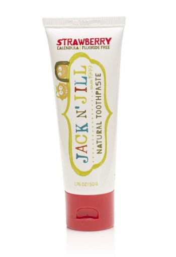 Jack N Jill Natural toothpaste strawberry (50 Gram)
