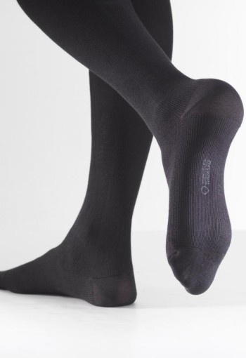 Thuasne Venoflex fast cotton kniekous man zwart maat 2 (1 Paar)