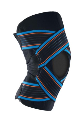 Thuasne Kniebrace + strapping zwart maat M (1 Stuks)