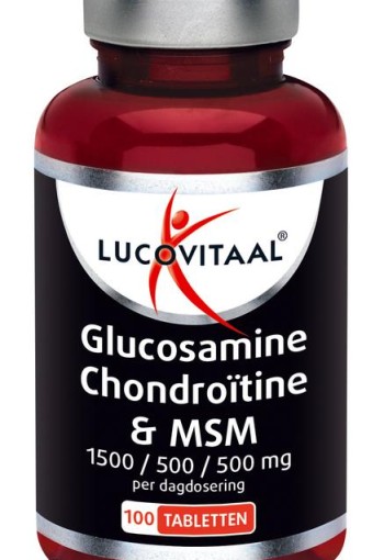 Lucovitaal Glucosamine chondroitine MSM (100 Tabletten)