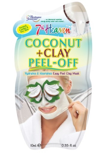 Montagne 7th Heaven face mask coconut & clay peel off (10 Milliliter)