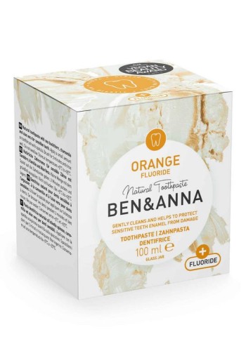 Ben & Anna Tandpasta orange fluoride (100 Gram)