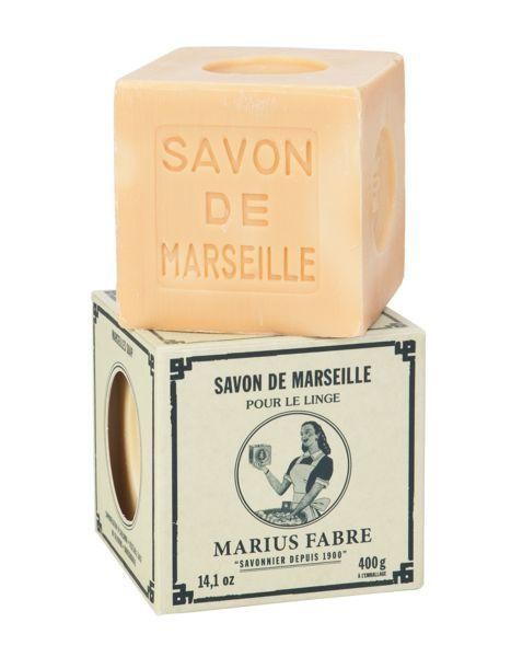 Marius Fabre Savon Marseille zeep in doos blanc (400 Gram)