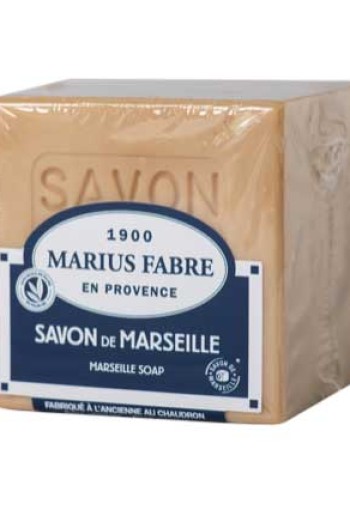 Marius Fabre Savon Marseille zeep blanc in folie (400 Gram)