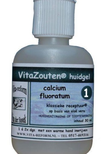 Vitazouten Calcium fluoratum huidgel nr. 01 (30 Milliliter)