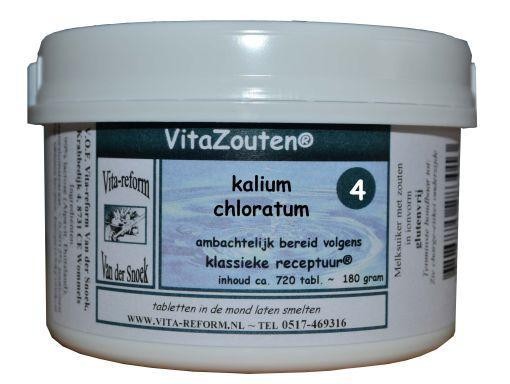 Vitazouten Kalium muriaticum/chloratum VitaZout nr. 04 (720 Tabletten)