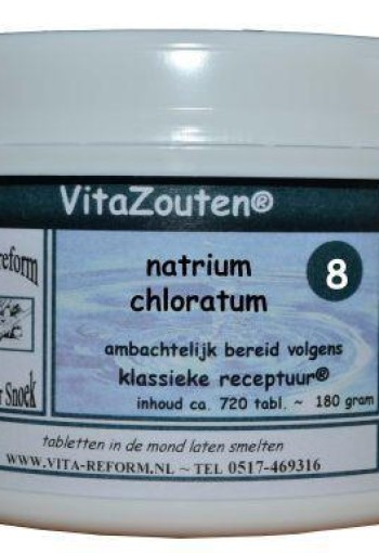 Vitazouten Natrium chloratum/mur. VitaZout nr. 08 (720 Tabletten)