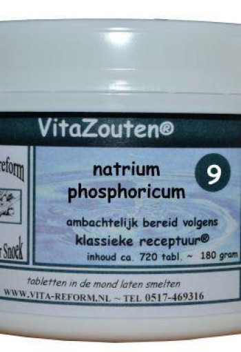 Vitazouten Natrium phosphoricum VitaZout nr. 09 (720 Tabletten)